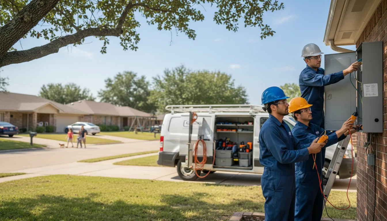 Certified electrician providing emergency electrical services in Quecreek, PA
